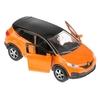 Машина Renault Kaptur оранжево-черный 12см