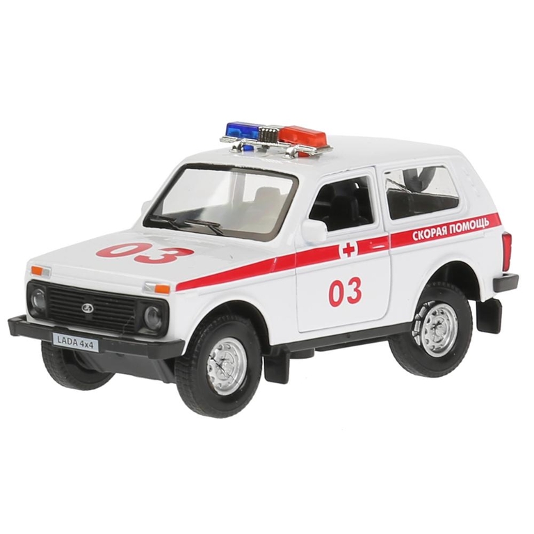 Машина со светом и звуком LADA 4x4 Скорая 12 см