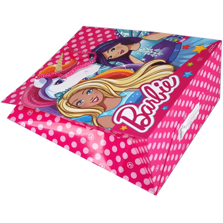 Пакет подарочный barbie 33х46х20см 276899