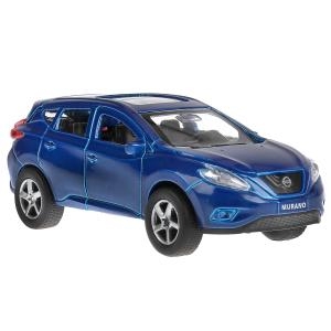 Машина Nissan murano 12 см откры двери Синяя