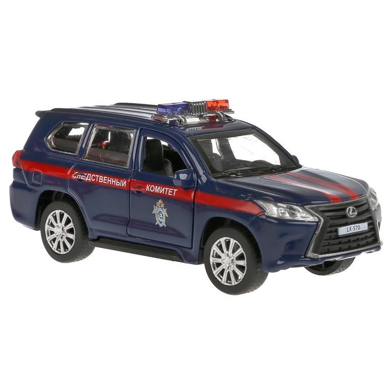 Модель металлическая TOYOTA lx-570 следственный комитет  12 см