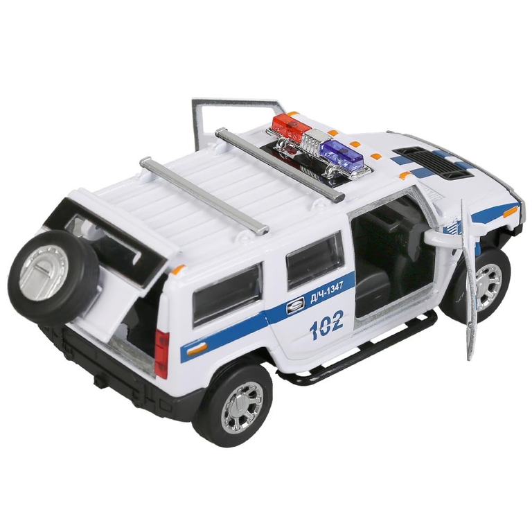 Машина со светом и звуком Hummer H2 Полиция белая