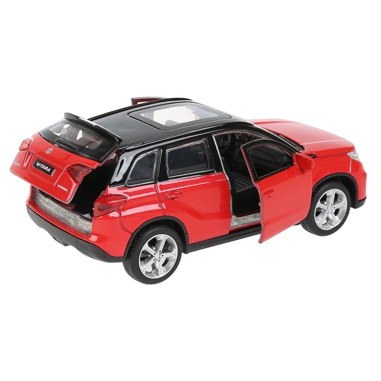Машина Suzuki Vitara 12 см красный с черным ТМ Технопарк