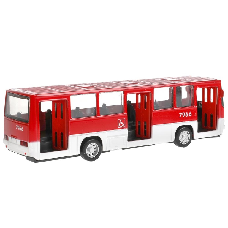 Машина Рейсовый Автобус красный ТМ Технопарк