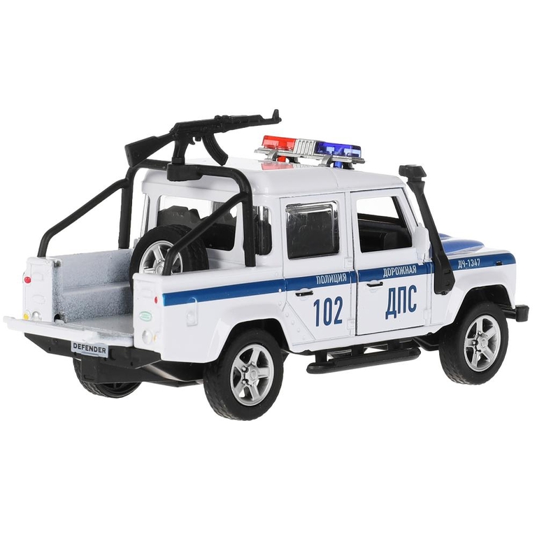 Модель Land Rover Defender Pickup полиция 12 см ТМ Технопарк