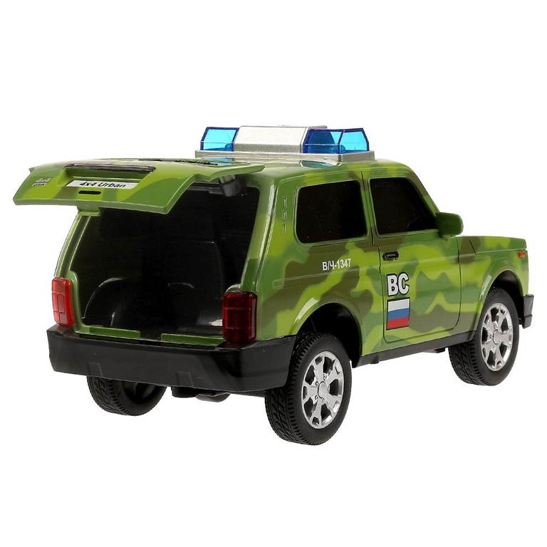 Модель пластиковая свет-звук LADA 4x4 URBAN КАМУФЛЯЖ 19,5 см