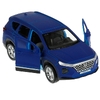 Модель металлическая HYUNDAI SANTAFE SOFT 12 см  синий