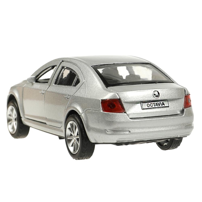 Модель металлическая SKODA OCTAVIA 12 см серебристый