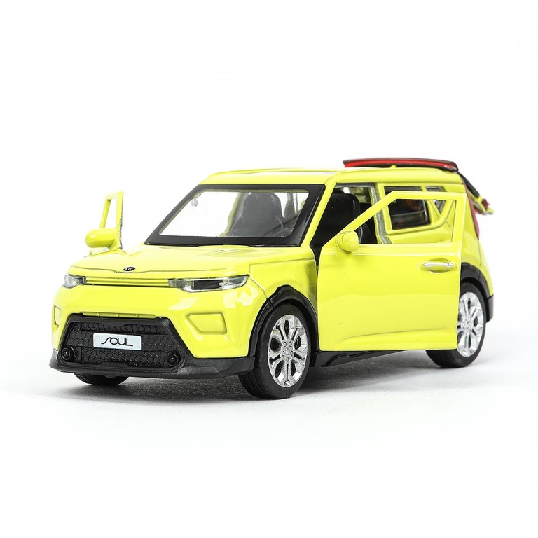Модель металлическая KIA soul длина 12 см салатовый