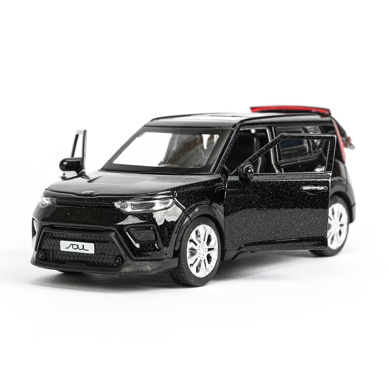 Модель металлическая KIA soul длина 12 см черный