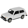 Модель металлическая свет-звук LADA 4х4, 17 см белая