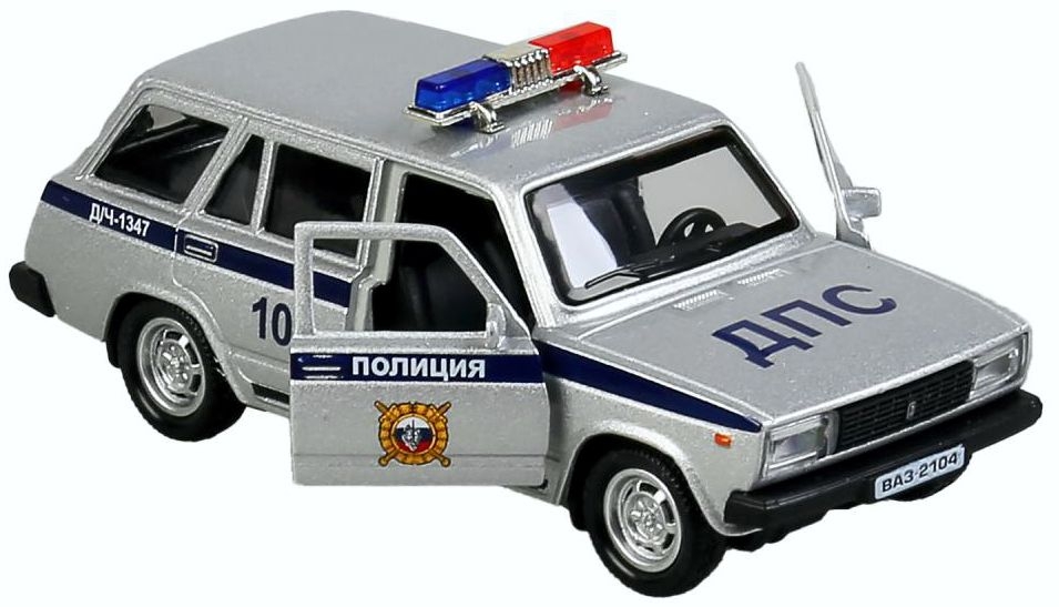 Машина ВАЗ-2104 Жигули Полиция 12 см