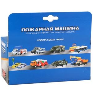 ТМ Технопарк КАМАЗ модель пожарной машины 12 см