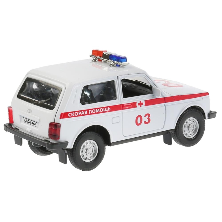 Машина со светом и звуком LADA 4x4 Скорая 12 см