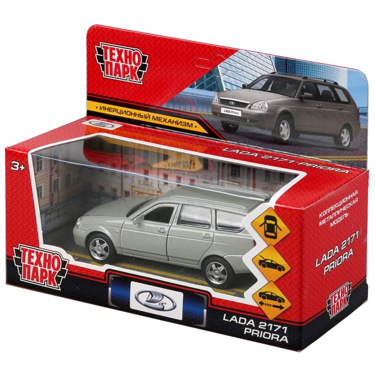 Модель Lada Priora 12 см бежевый ТМ Технопарк