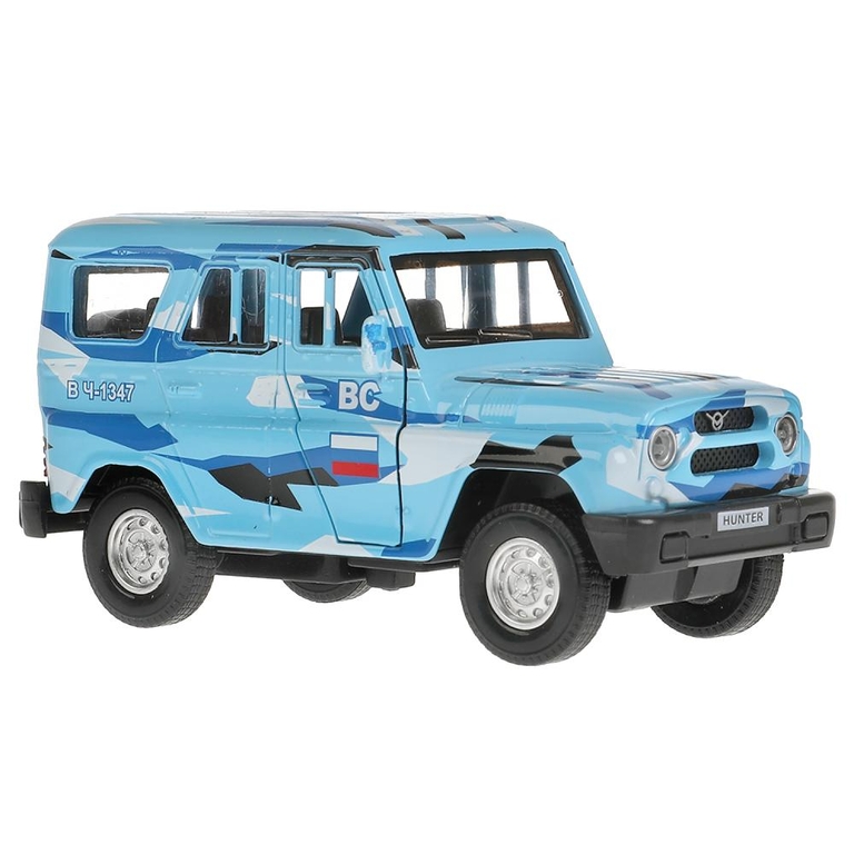 Машина со светом и звуком UAZ Hunter Камуфляж 11 см