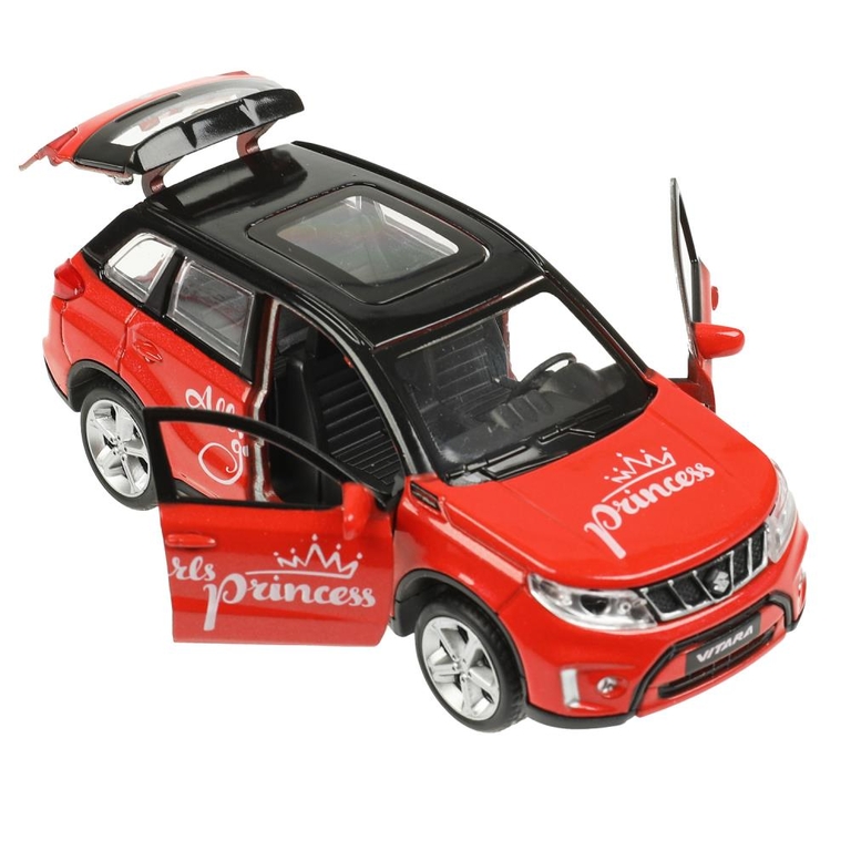 Модель металлическая SUZUKI VITARA девочки 12 см красный
