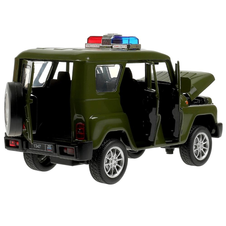 Модель металлическая свет-звук UAZ ХАНТЕР АРМИЯ РОССИИ 17 см