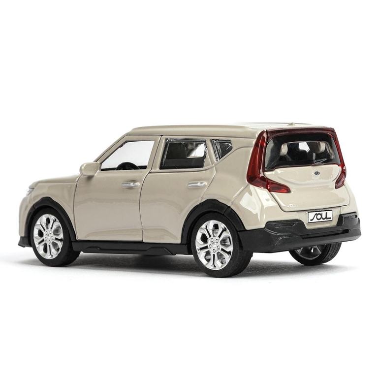 Модель металлическая KIA soul длина 12 см серый
