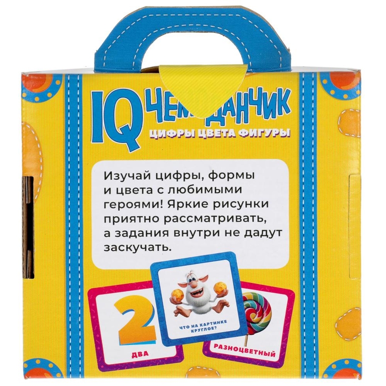 Буба Цифры цвета фигуры IQ чемоданчик 35 карточек в чемоданчике