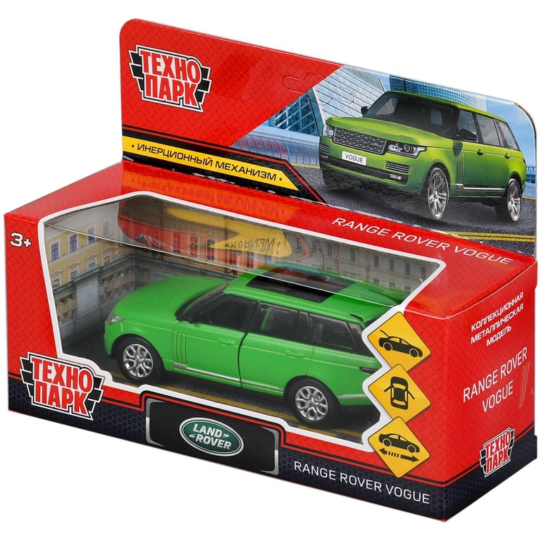 Машина Range Rover Vogue Soft зелёный