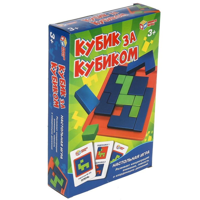 Настольная игра кубик за кубиком ТМ Умные игры