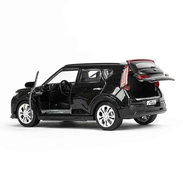 Модель металлическая KIA soul длина 12 см черный