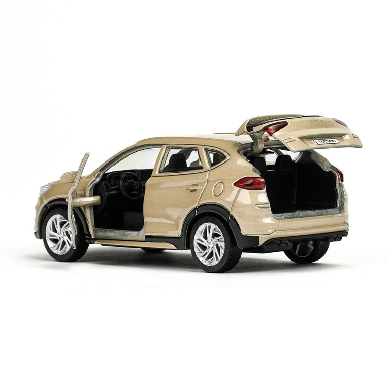 Модель металлическая HYUNDAI TUCSON длина 12 см бежевый