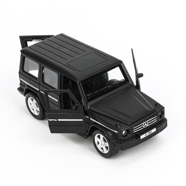 Модель металлическая MERCEDES - BENZ G - CLASS МАТОВЫЙ 12 см черный