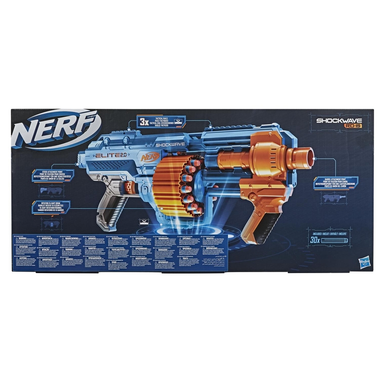 Бластер E2 0 Шоквэйв Nerf