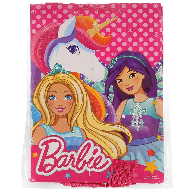 Пакет подарочный barbie 33х46х20см 276899
