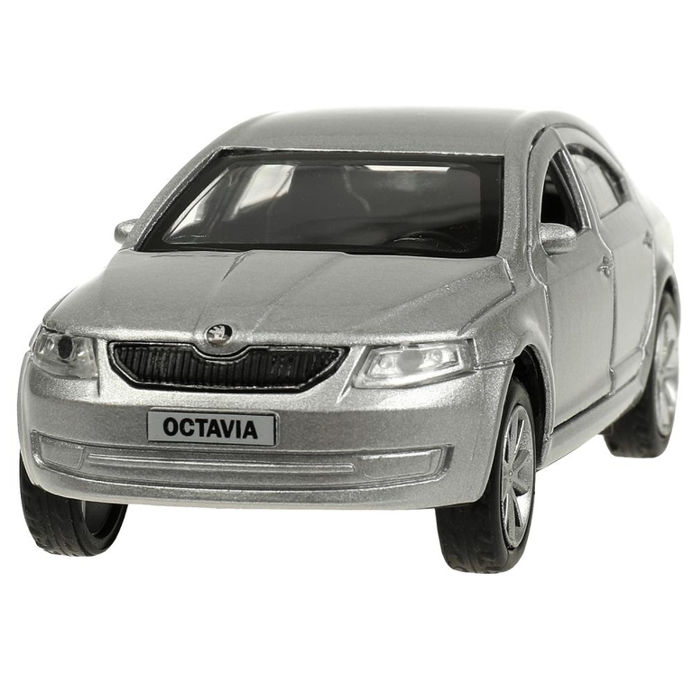 Модель металлическая SKODA OCTAVIA 12 см серебристый