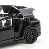 Модель металлическая tesla model x plaid 12 см черный