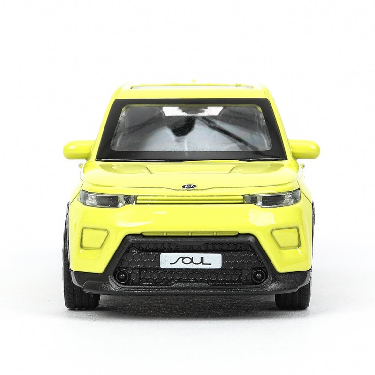 Модель металлическая KIA soul длина 12 см салатовый