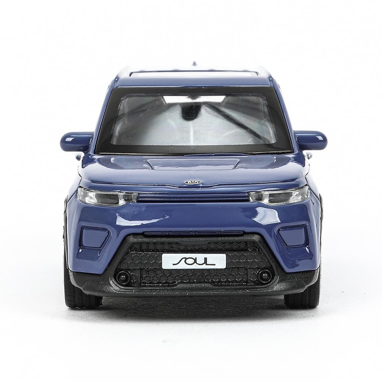 Модель металлическая KIA soul длина 12 см темно - синий