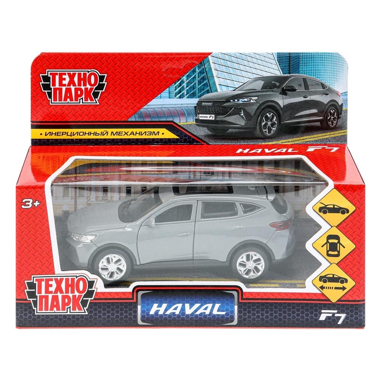 Модель металлическая HAVAL "haval f7", длина 12 см серый