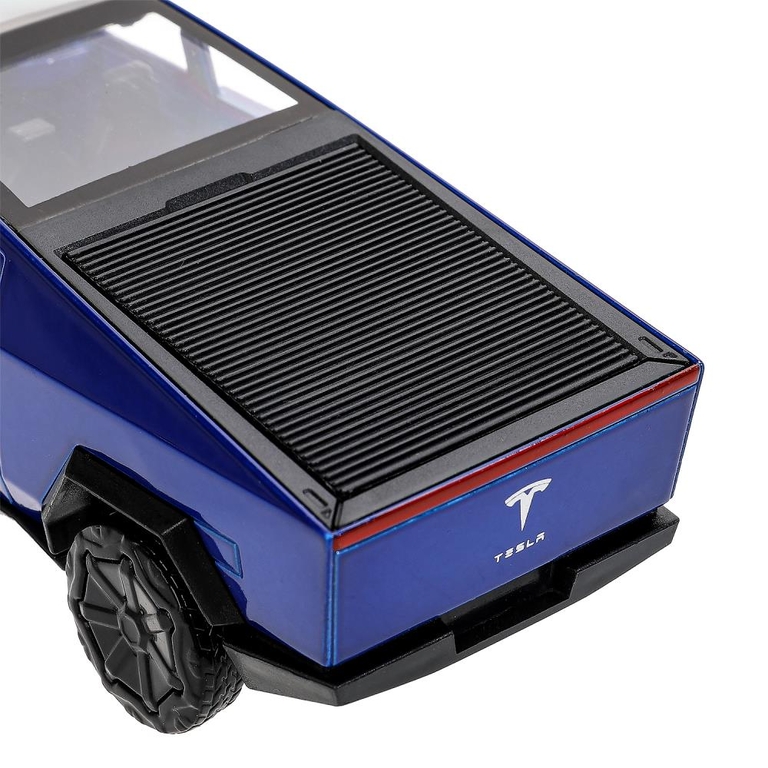 Модель металлическая tesla cybertruck 13,7 см синий