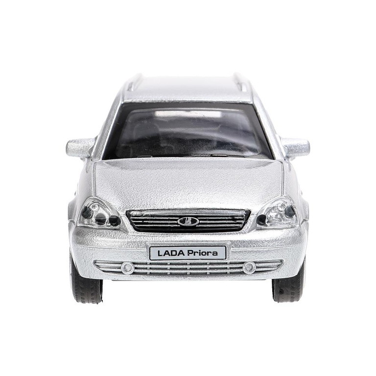 Модель металлическая LADA PRIORA длина 12 см серебристый