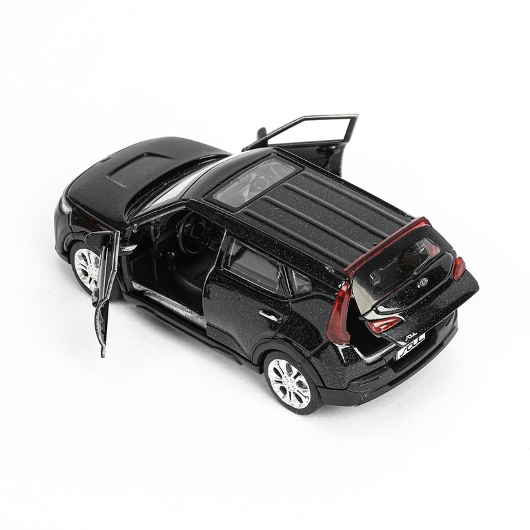 Модель металлическая KIA soul длина 12 см черный