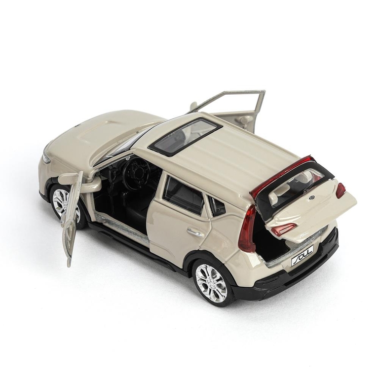 Модель металлическая KIA soul длина 12 см серый