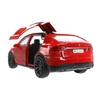 Модель металлическая tesla model x plaid 12 см красный