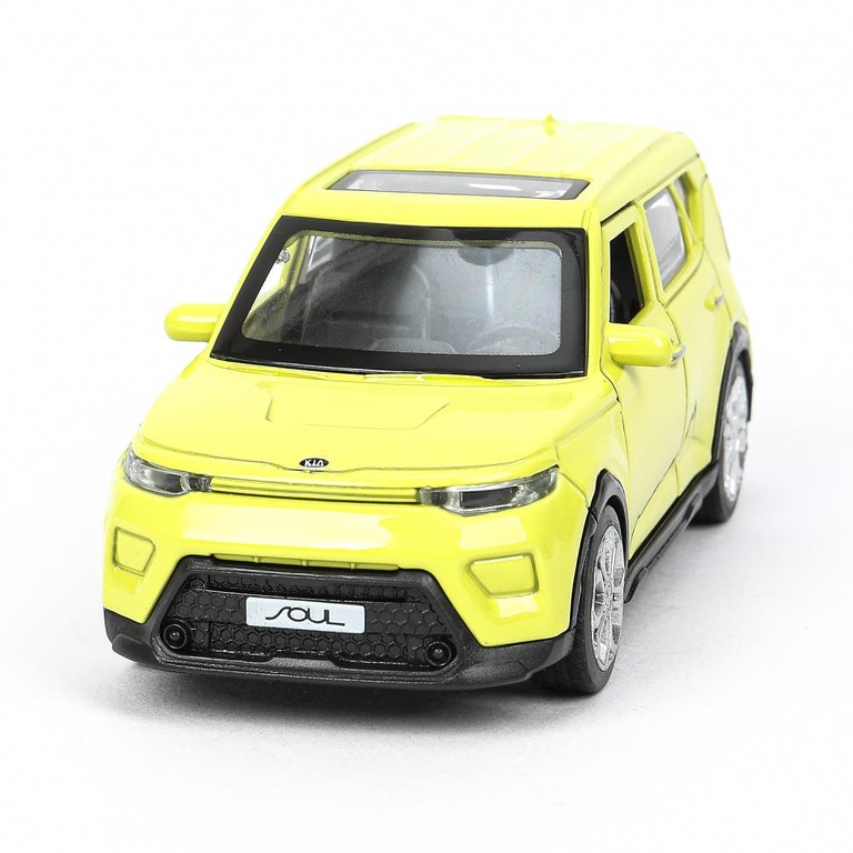 Модель металлическая KIA soul длина 12 см салатовый
