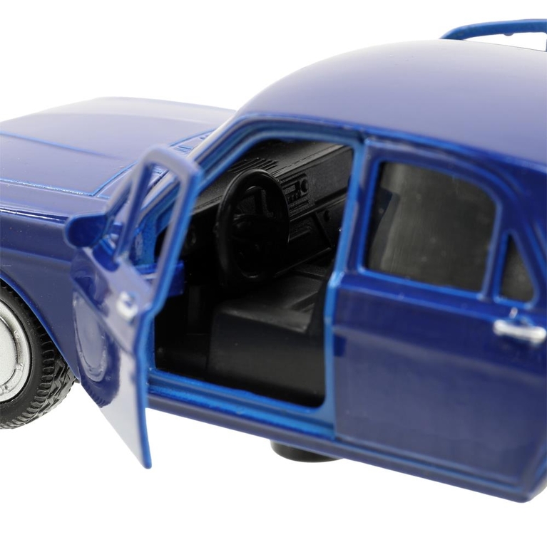 Модель металлическая ГАЗ - 2401 ВОЛГА длина 12 см темно - синий
