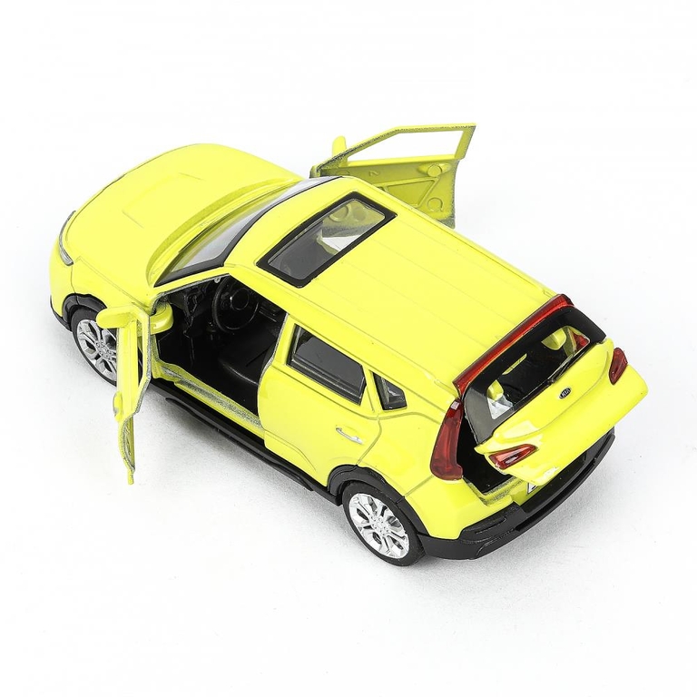 Модель металлическая KIA soul длина 12 см салатовый