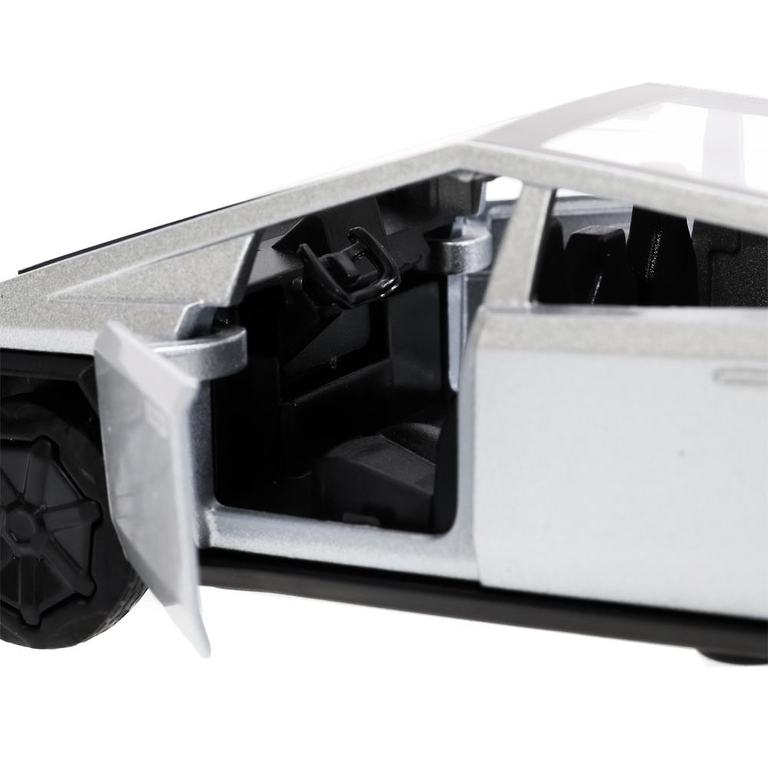 Модель металлическая tesla cybertruck 13,7 см серебристый