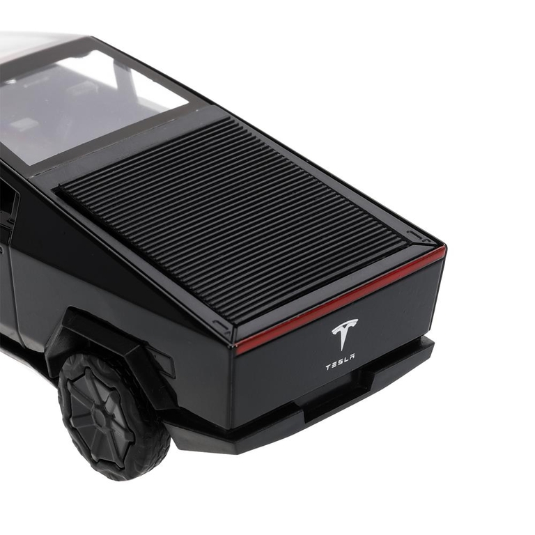 Модель металлическая tesla cybertruck 13,7 см глянцевый черный