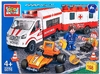 Конструктор Город Мастеров Газель скорая помощь увозит автогонщика